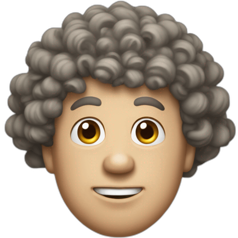 Curly joe of the three stooges emoji