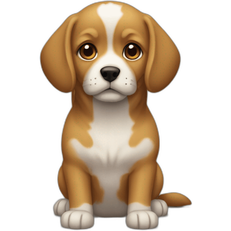 chien sur chat emoji