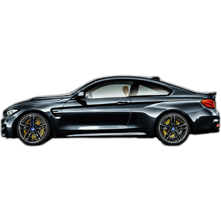 2016 bmw m4 competition with black background emoji