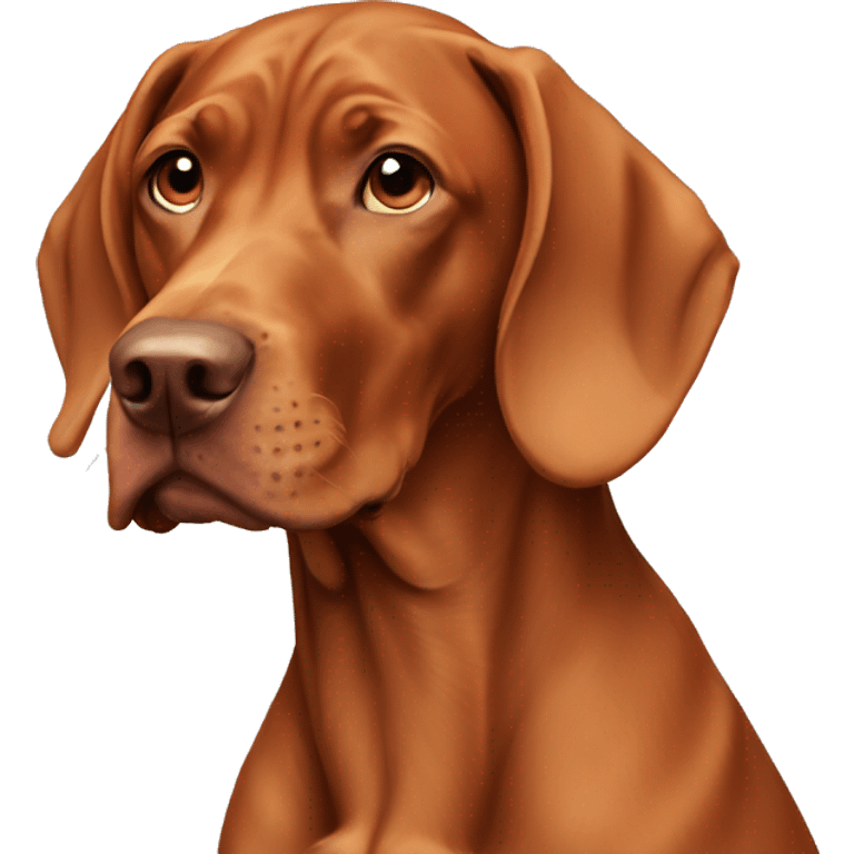 A vizsla dog emoji