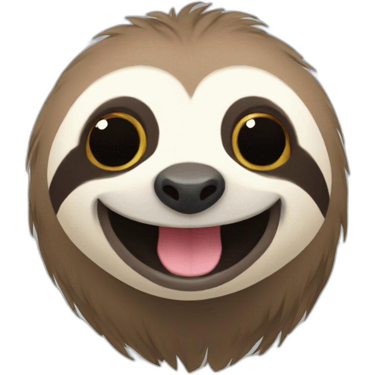 sloth happy emoji