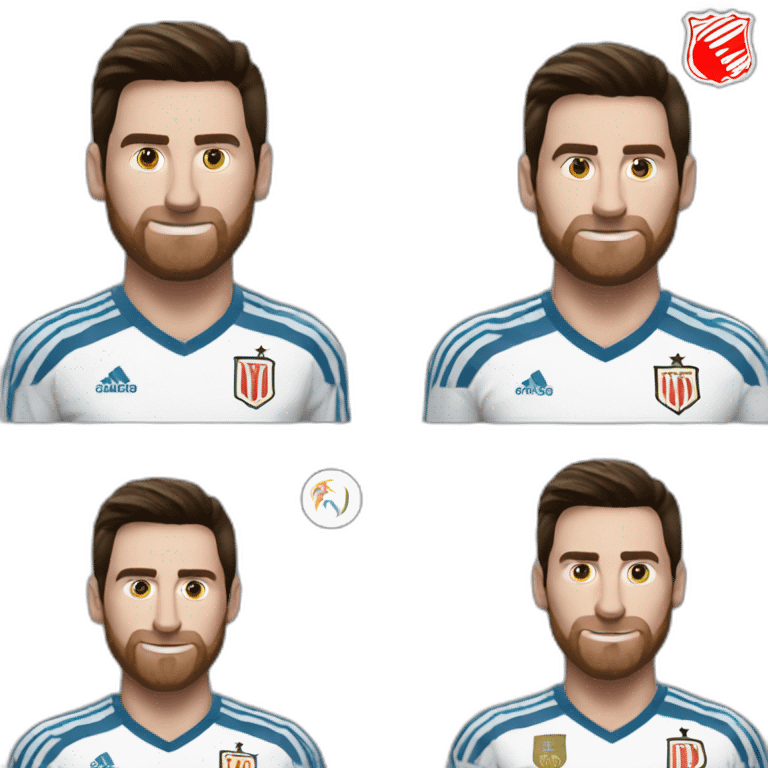 messi but from river plate  emoji