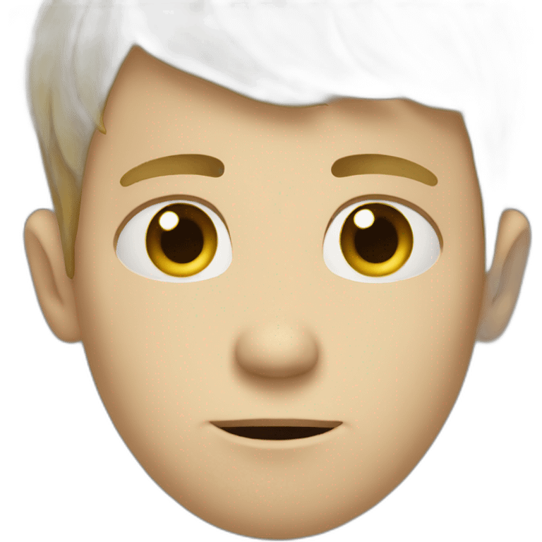 sad white boy emoji