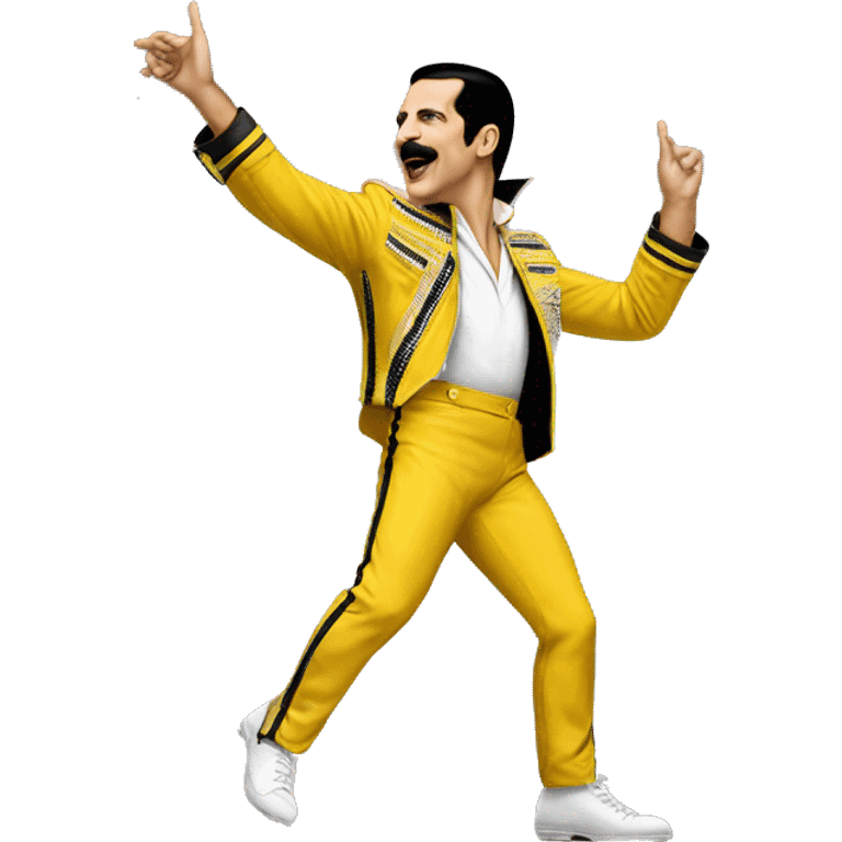 freddie mercury yellow jacket dance emoji