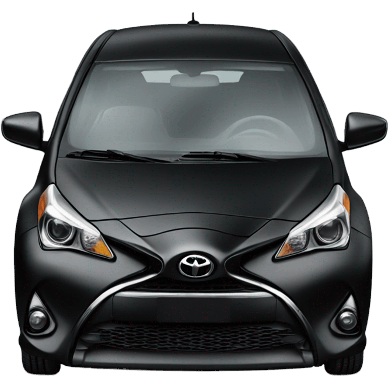 2020 black Toyota GR Yaris emoji