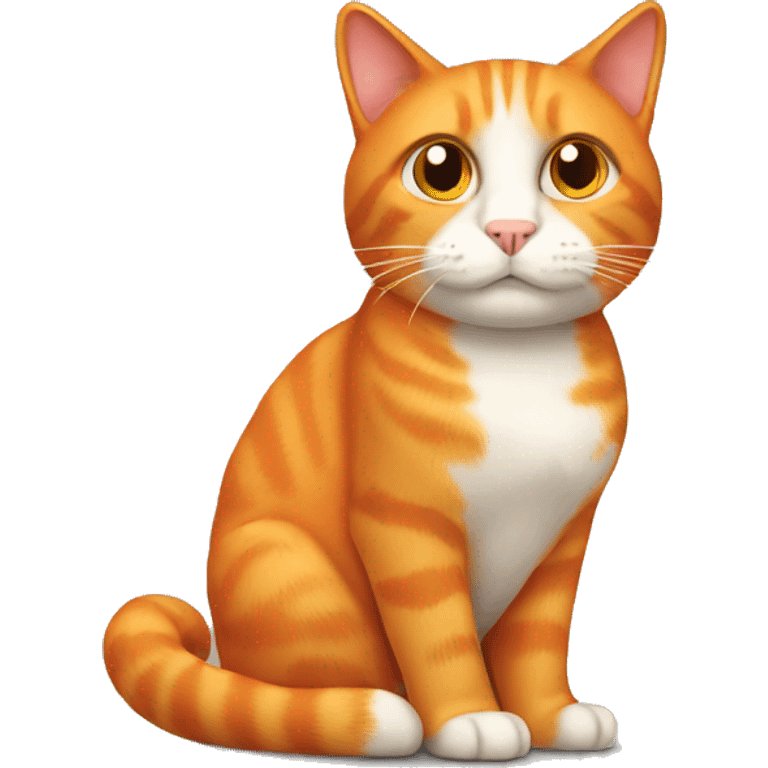 Orange cat emoji