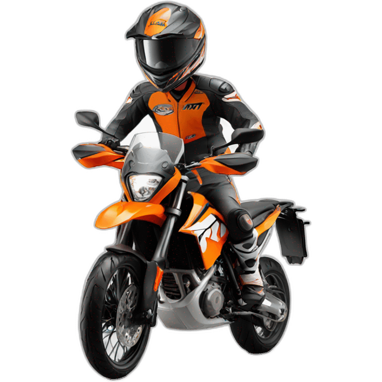 Moto-ktm emoji