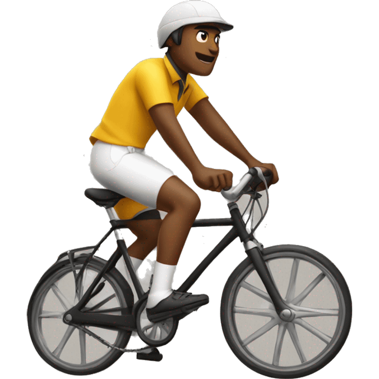 polo player on a bicycle emoji