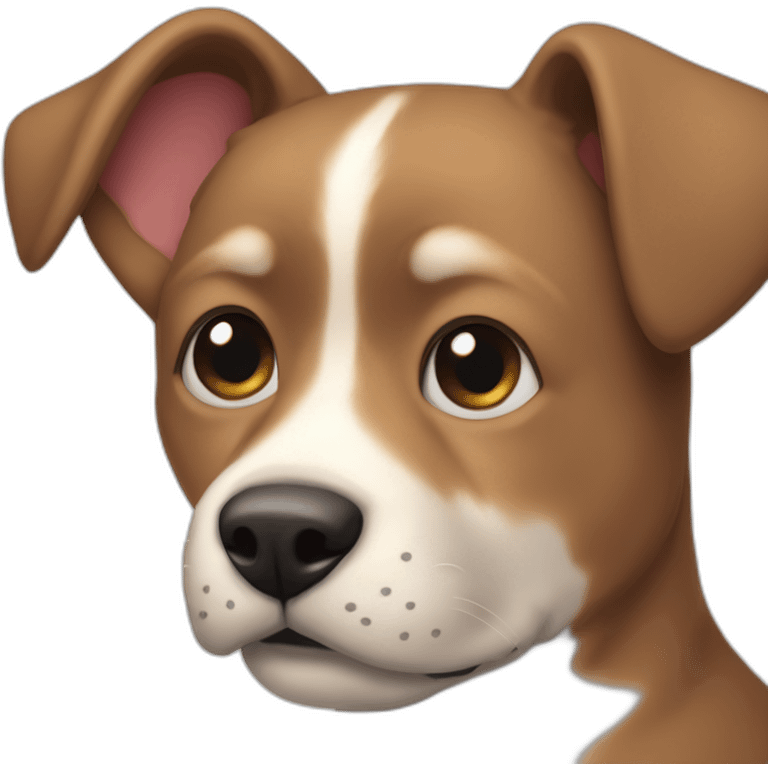 Chien qui fais un câlin a un chat emoji