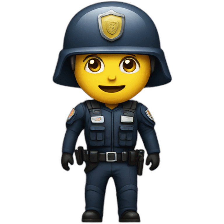 riot policeman emoji