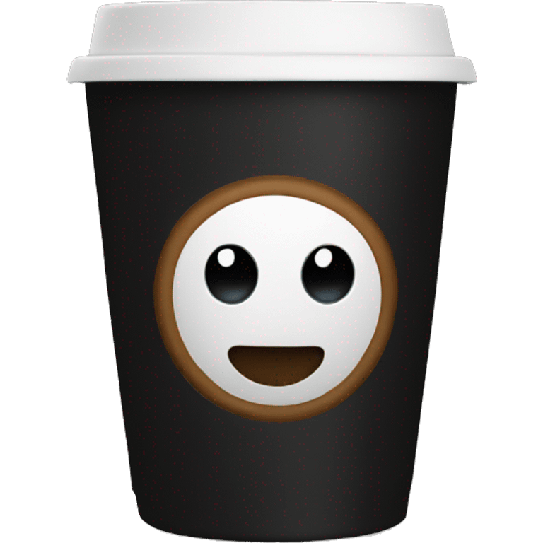 Black coffee cup emoji