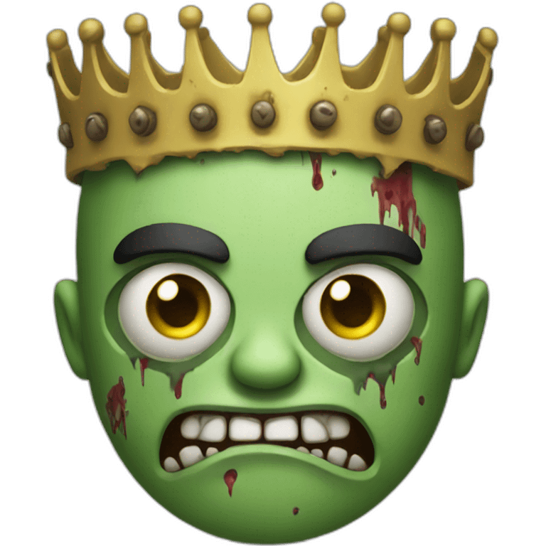 zombie king in underwear emoji