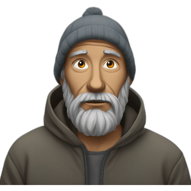 Homeless guy in Lyon emoji