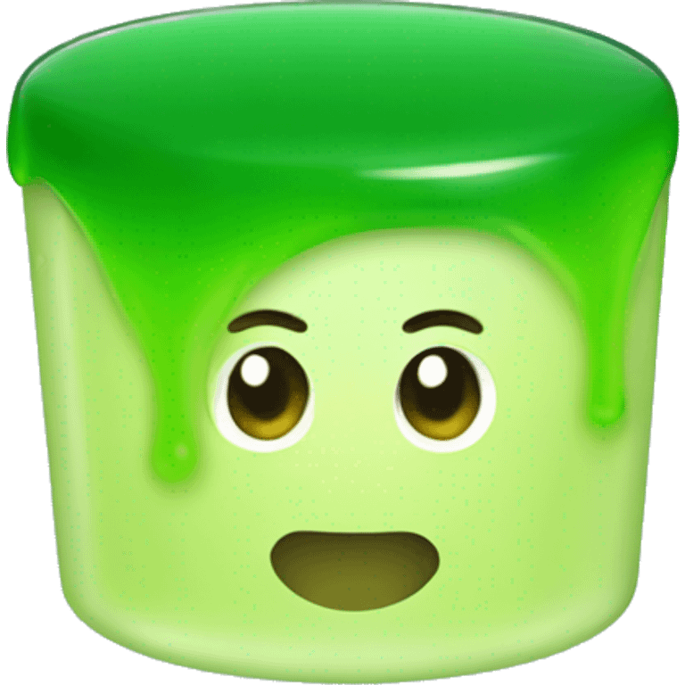 green gelatin emoji