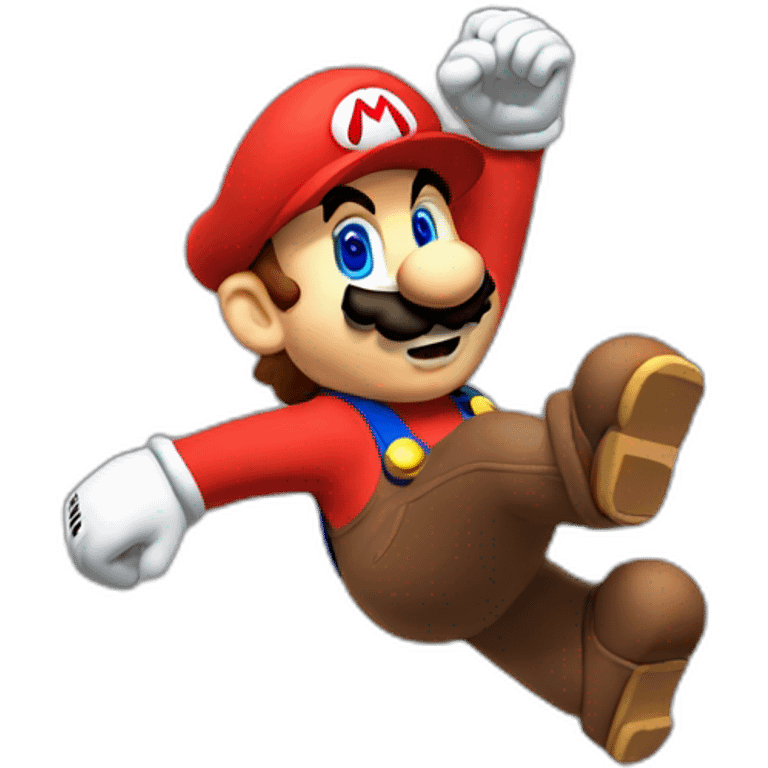 Mario jump emoji