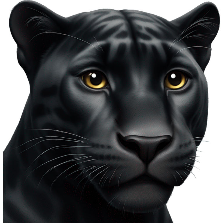 Black panther animal emoji