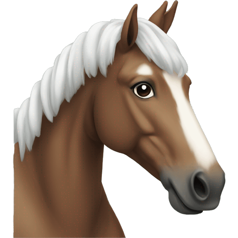 Christmas horse emoji