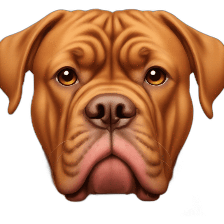 Dogue de bordeaux emoji