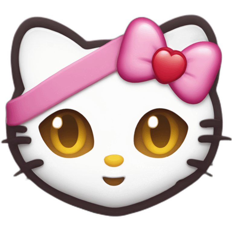 Hello kitty cœur emoji