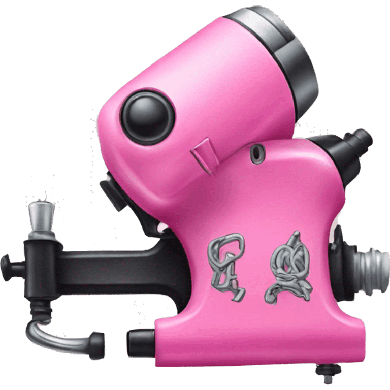 Pink tattoo machine emoji