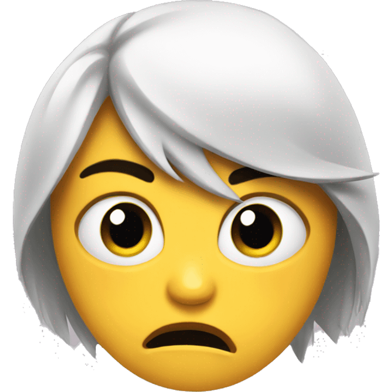 an angry chick emoji