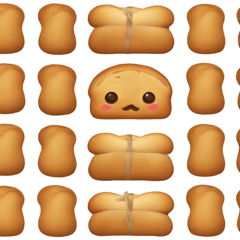 bread with ribbon emoji