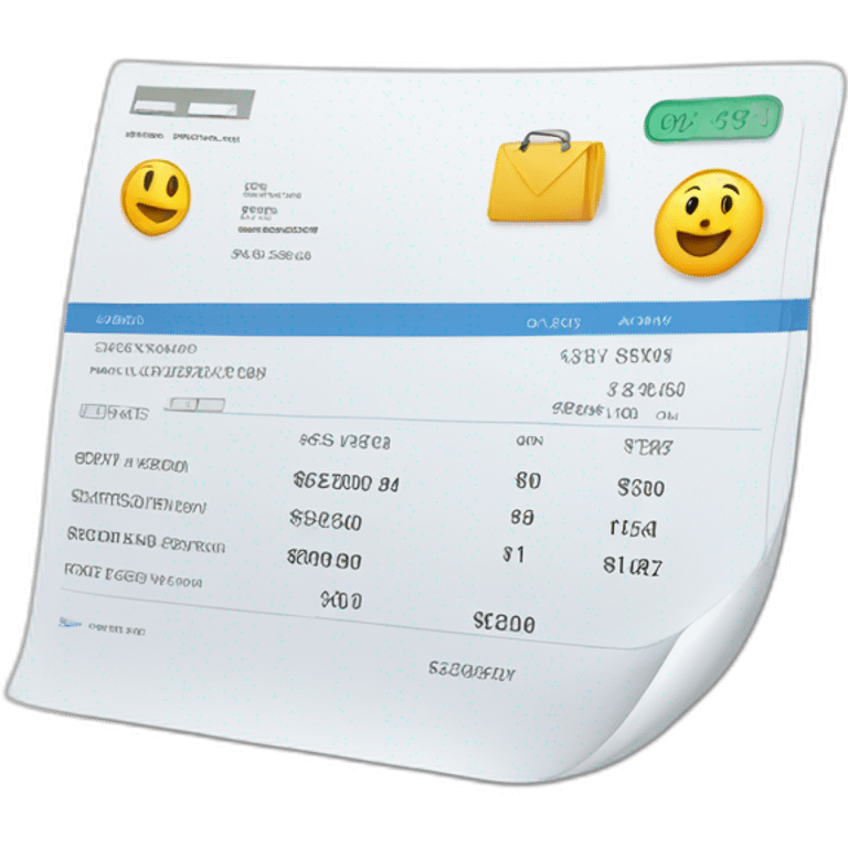 Invoice dashboard emoji