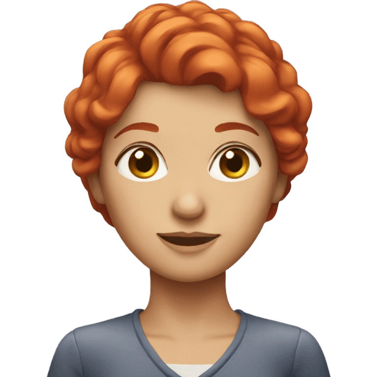 Red hair lady emoji