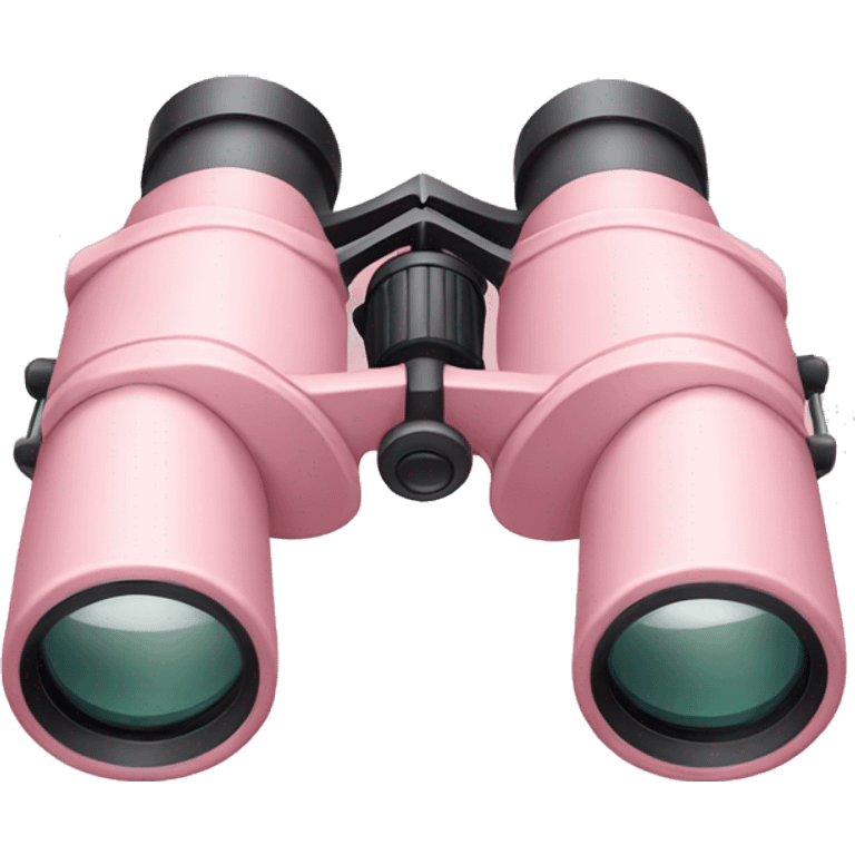 Light pink binoculars facing to the side  emoji