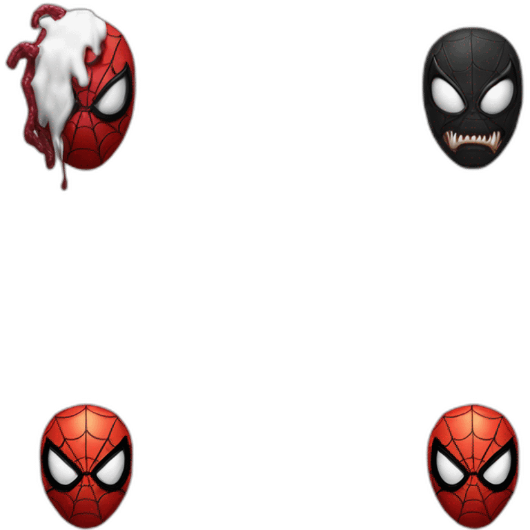 spiderman venom carnage emoji