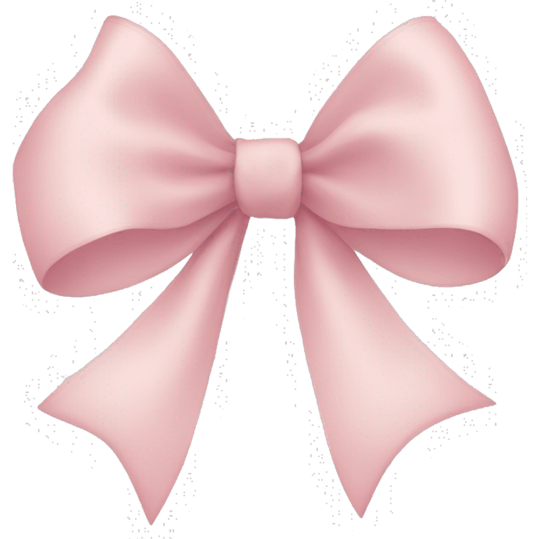 Light pink thin ribbon bow emoji