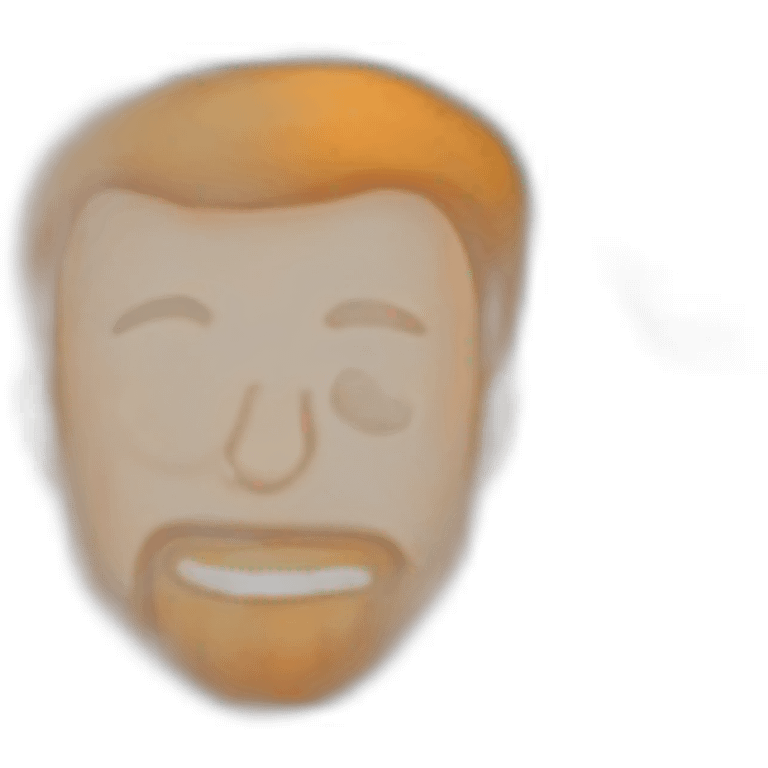 ginger man with beard kissing another black man emoji