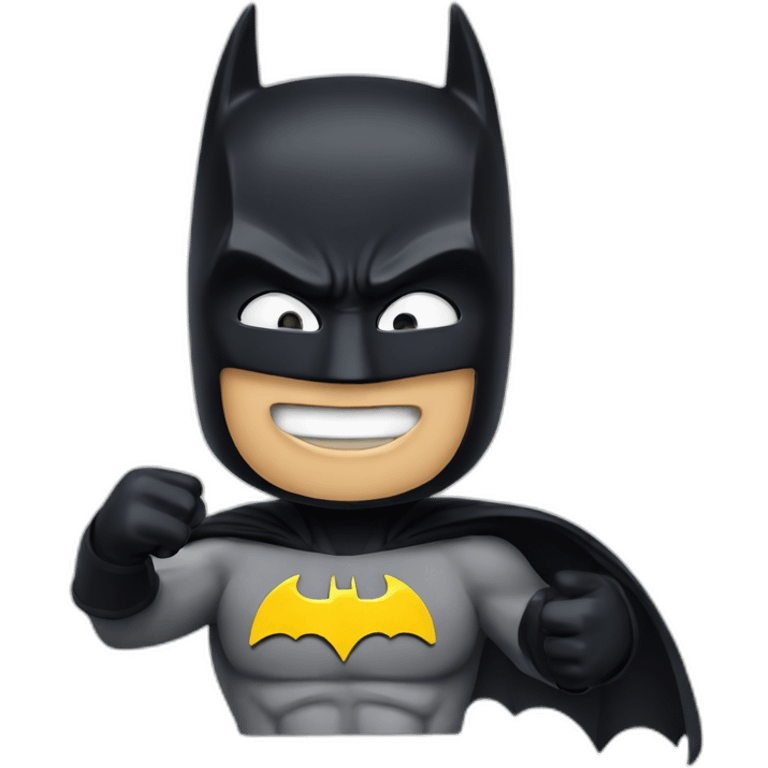 batman showing thumbs up emoji