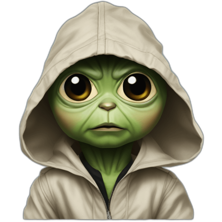 michael jackson in thriller as baby yoda emoji