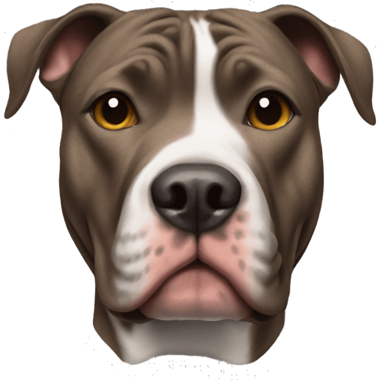 Brindle pitbull emoji