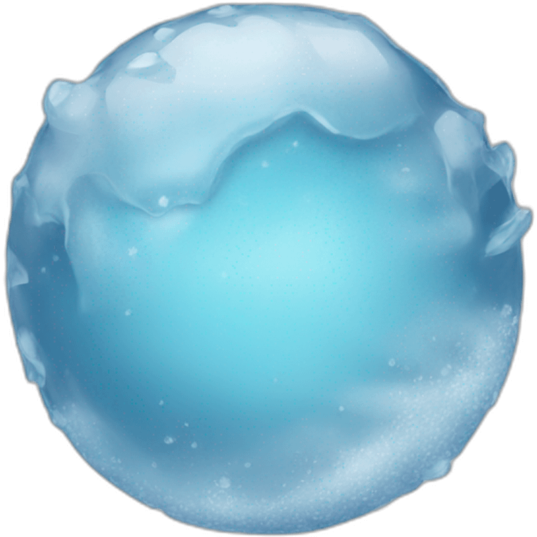 Ice ball emoji