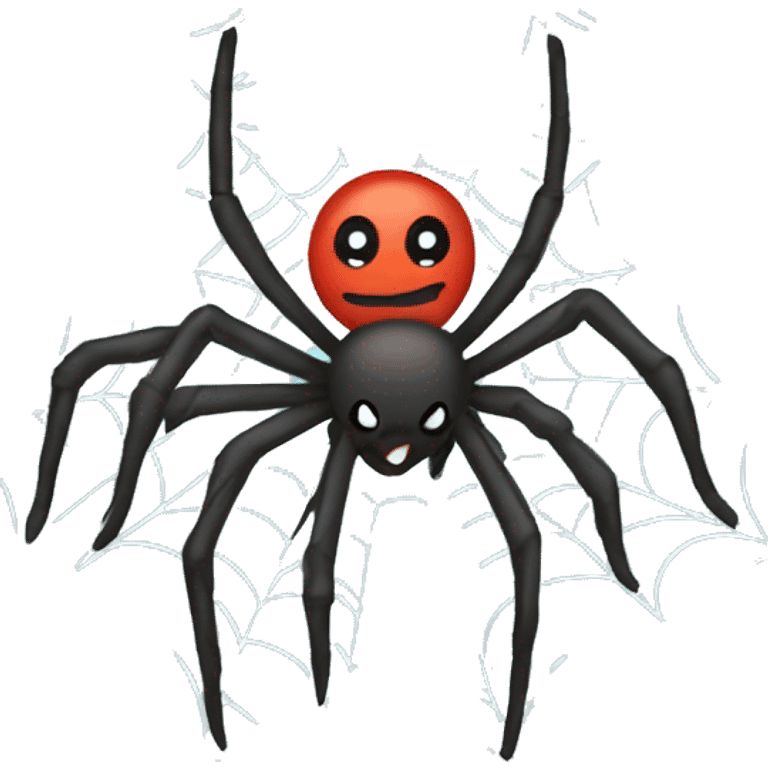 spider with web emoji