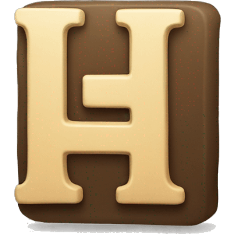 letter H with Square emoji