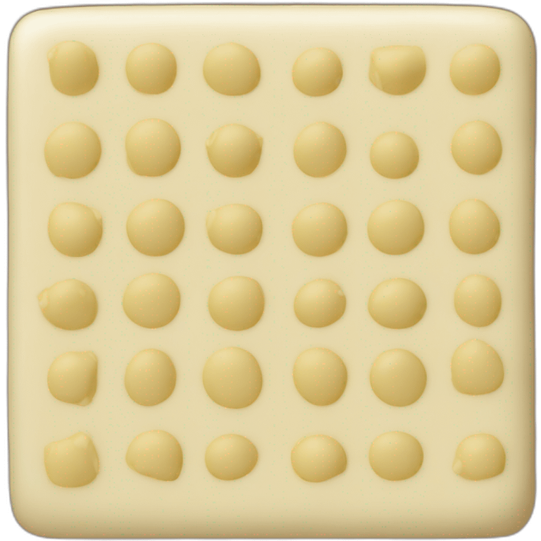 white chocolate board emoji