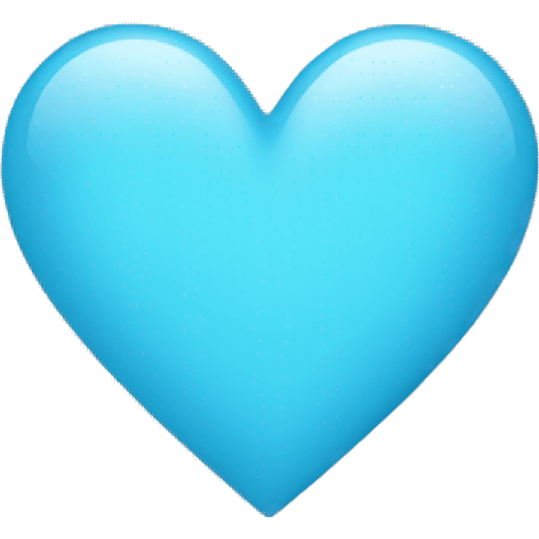 Light blue heart  emoji