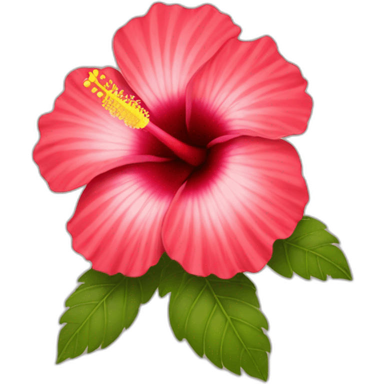 Hibiscus with protection emoji