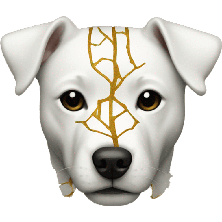 Kintsugi dog emoji