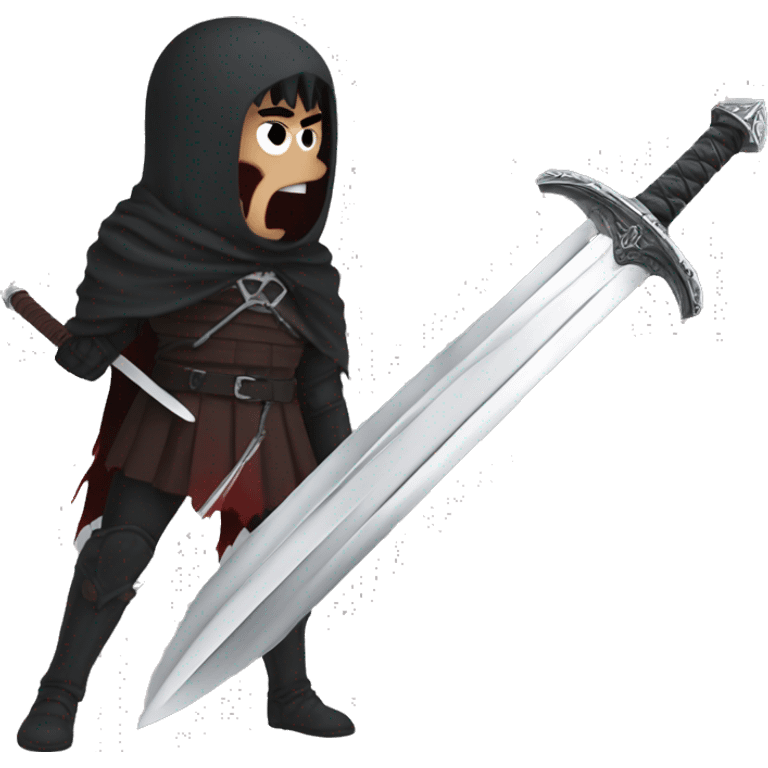 Berserk guts with long sword emoji