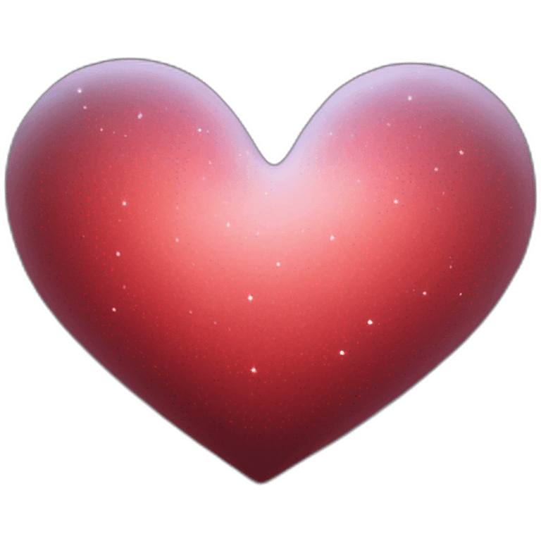 Une constellation de cœur rouge emoji