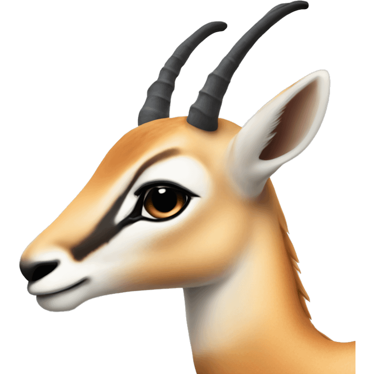 Cute gazelle emoji