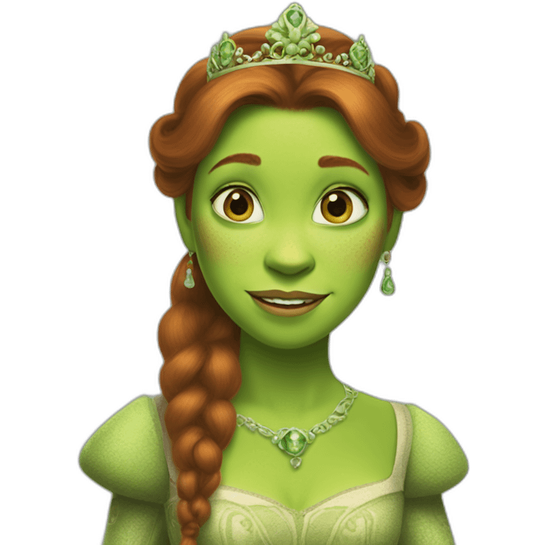 Princess Fiona Human form from Shrek emoji