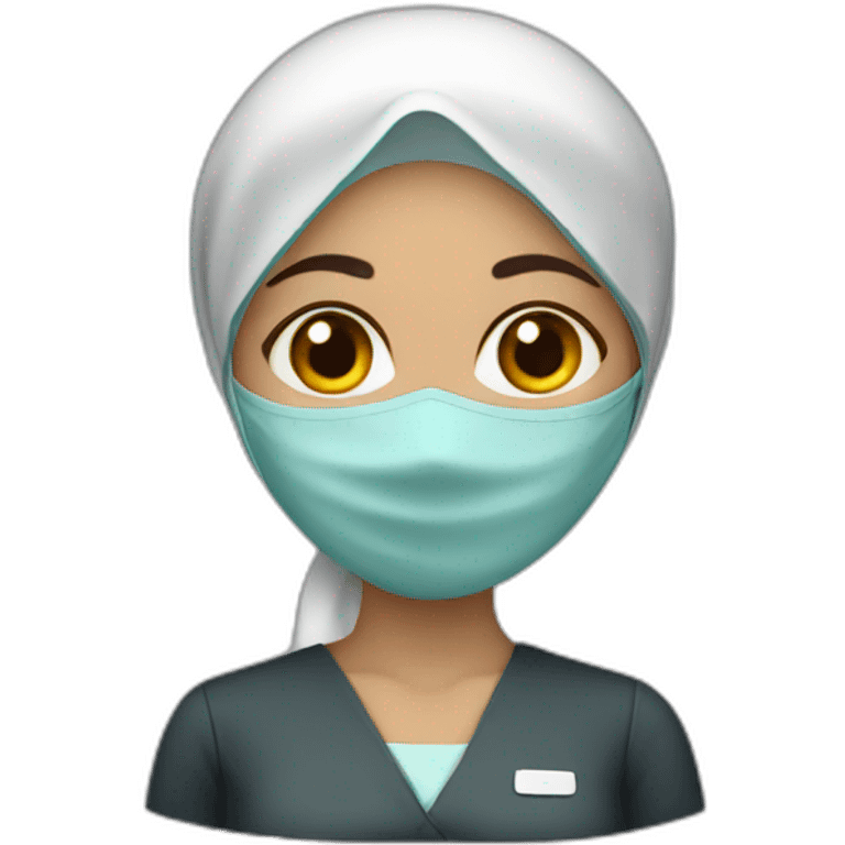 hijab nurse emoji