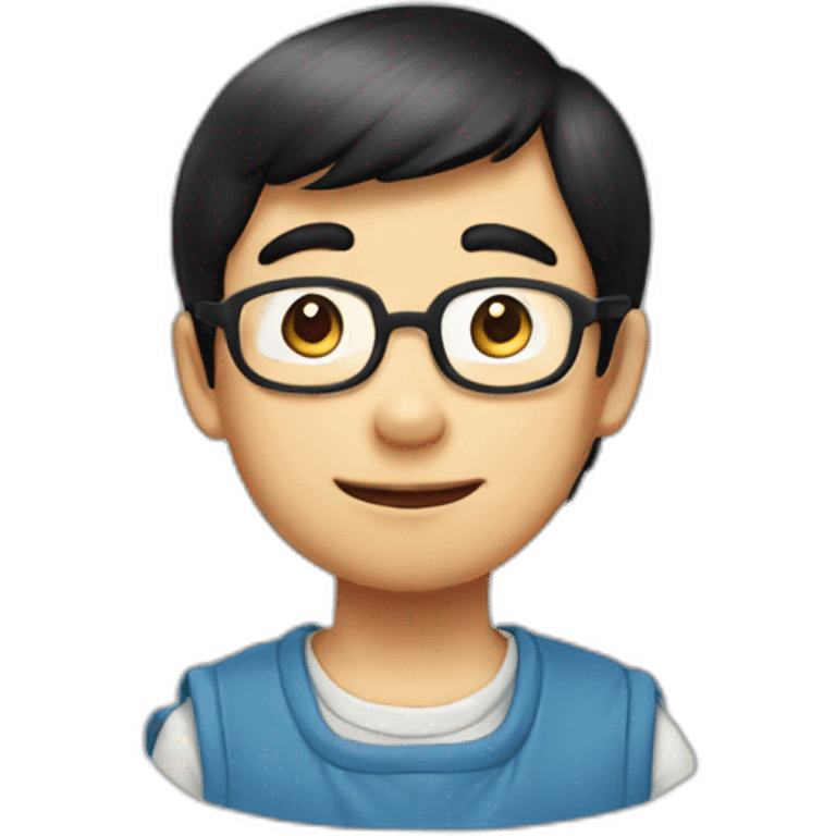 Nobita as a handsome boy  emoji