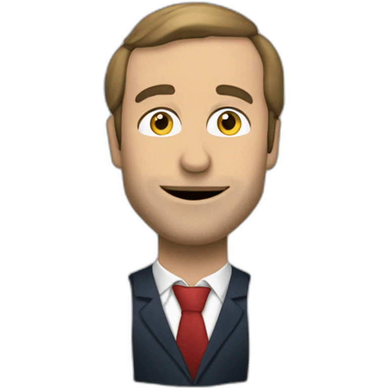 Macron flûte nez emoji