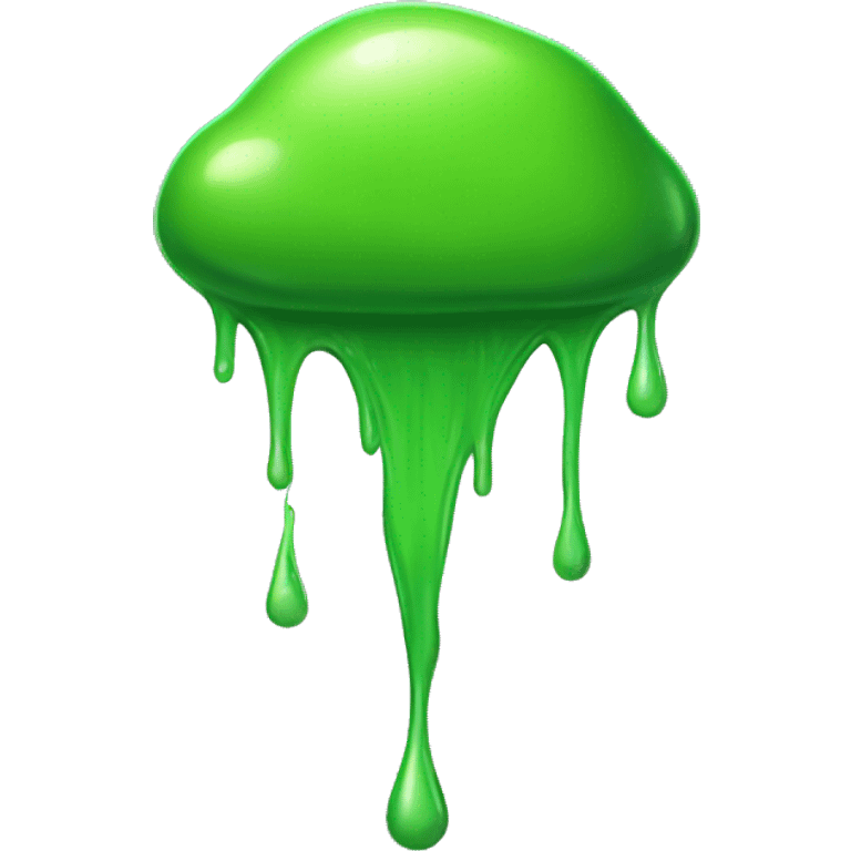 Green Slime Drip emoji